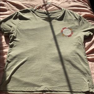 Green rip curl t-shirt